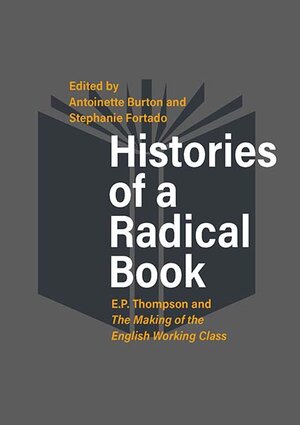 The cover of Histories of a Radical Book features a dark gray silhouette of a book.