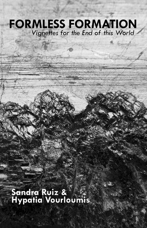 The cover of Formless Formation features a grayscale image full of lines.