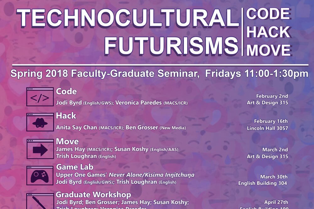 Poster for Technocultural Futurisms