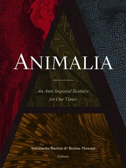 The cover art features details of illustrations from George Shaw's Zoological Lectures. The details are in red, blue, green, and yellow.