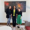 Previous Unit Team from left to right including Research Assistant Ashli Anda, Director Susan Koshy, and Research Assistant Hyeree Ellis